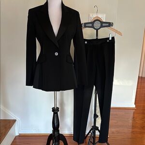 Black Blazer and Pants Set